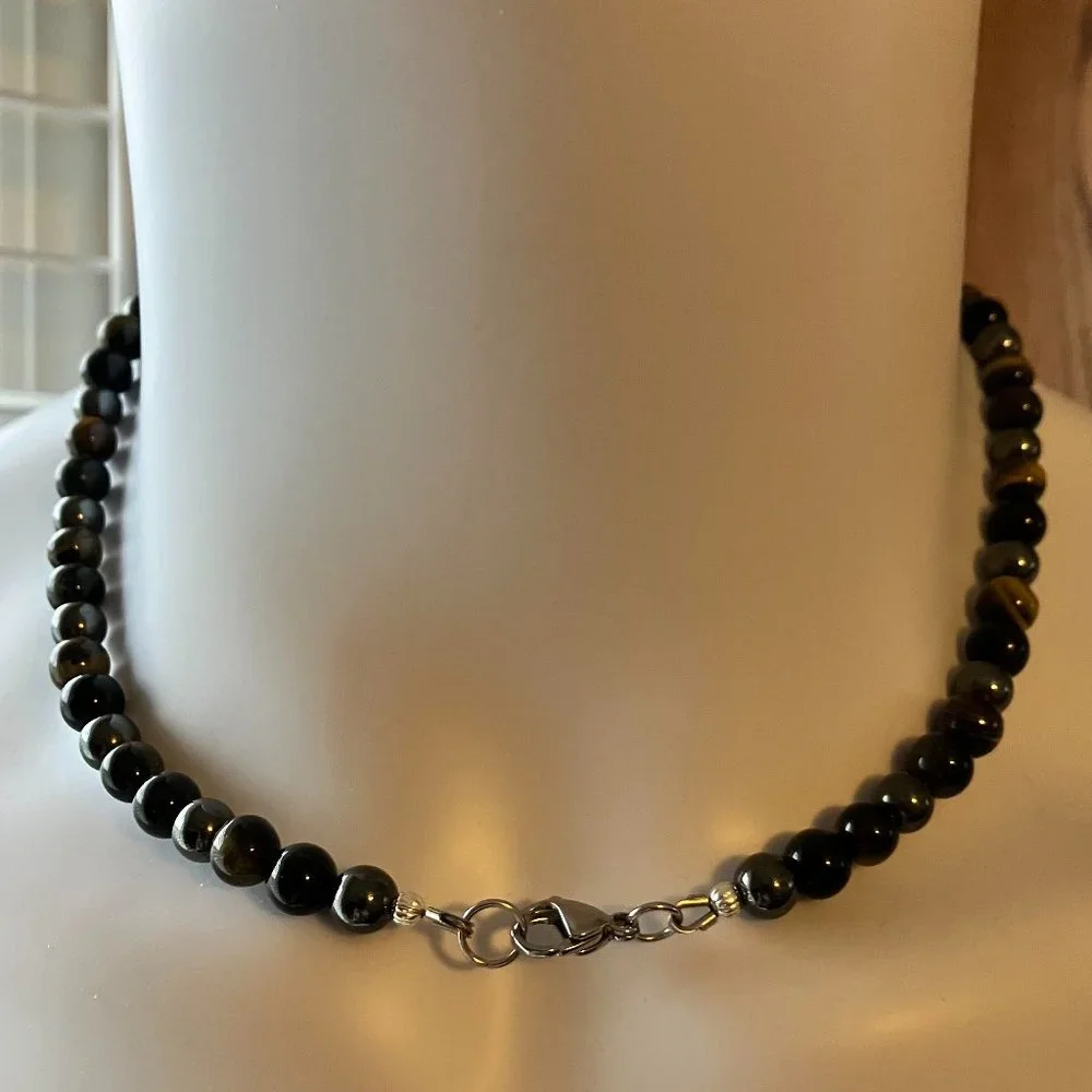 NEW Triple Protection Tiger Eye - Hematite - Black Obsidian Gemstones